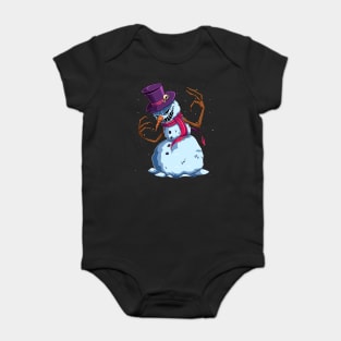 Spooky Snowman Baby Bodysuit